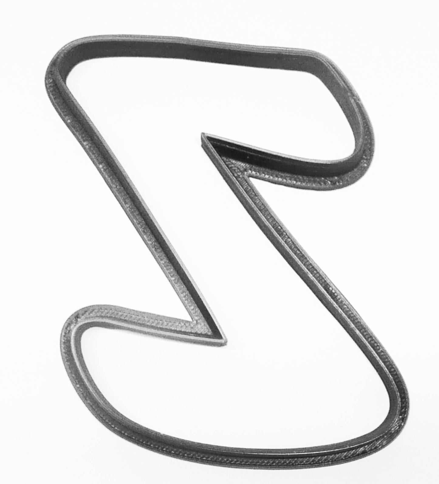 Letter Z Uppercase Fancy Stylized Font Alphabet Cookie Cutter USA PR3353