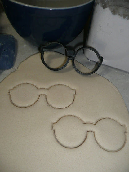 Round Circle Frame Glasses Sunglasses Outline Cookie Cutter USA PR3431