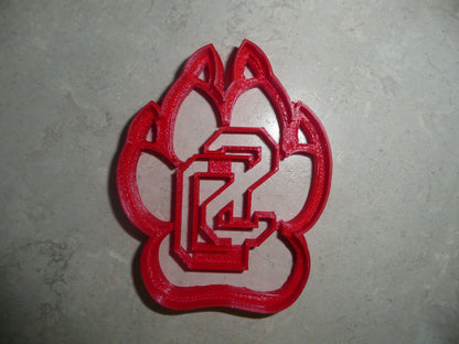 University of South Dakota Coyote Paw Cookie Cutter USA PR3870