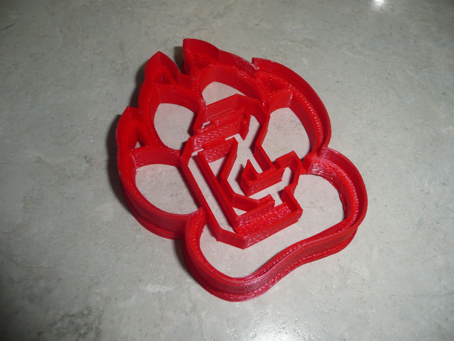 University of South Dakota Coyote Paw Cookie Cutter USA PR3870