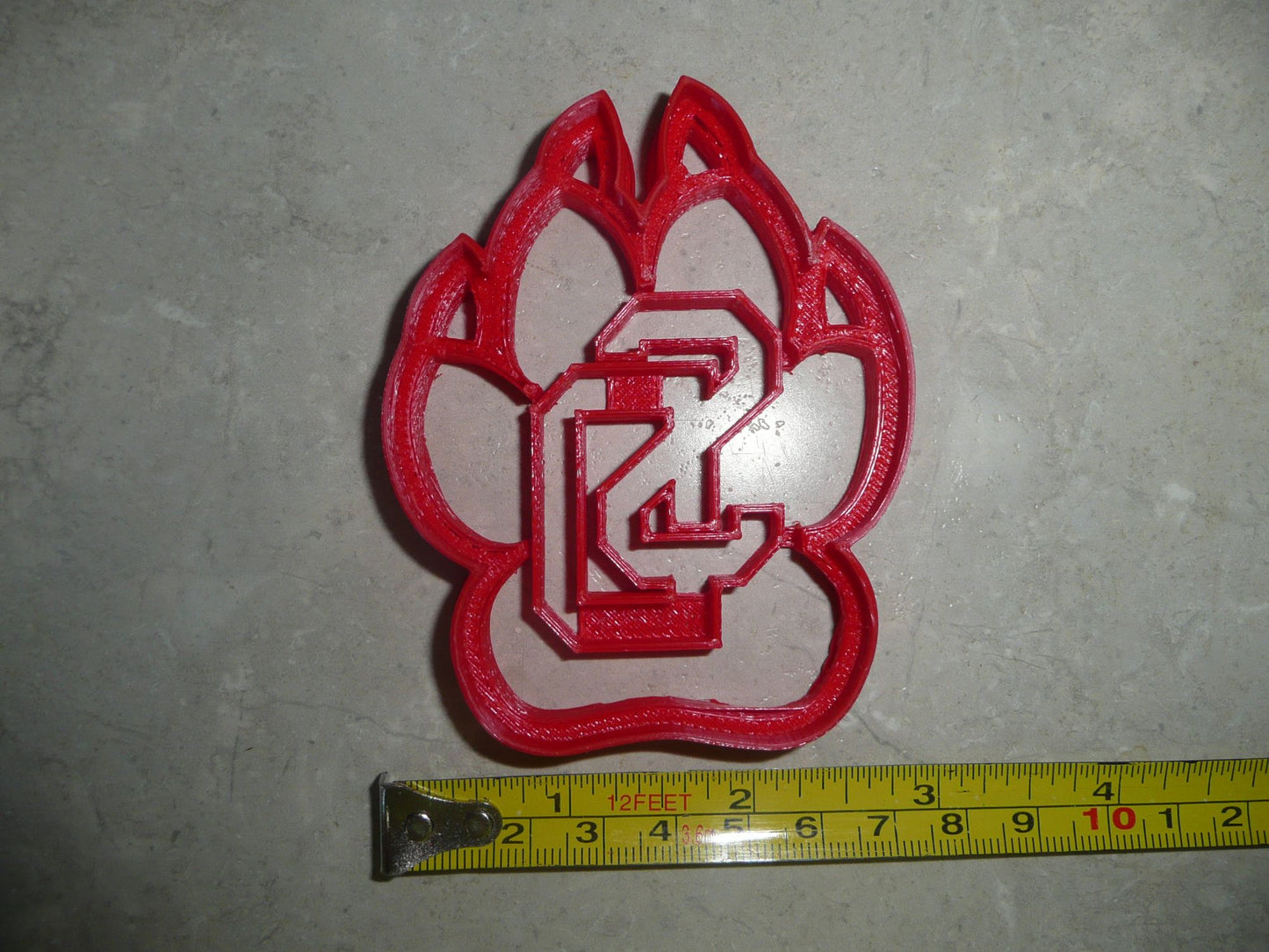 University of South Dakota Coyote Paw Cookie Cutter USA PR3870