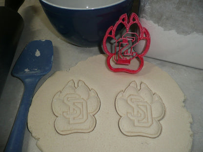 University of South Dakota Coyote Paw Cookie Cutter USA PR3870