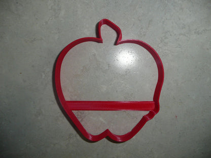 6x Poison Apple Outline Fondant Cutter Cupcake Topper Size 1.75 Inch USA FD3876