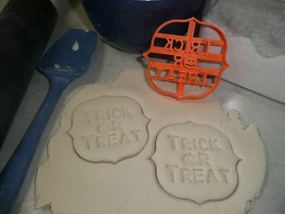 Trick Or Treat Words Jack O Lantern Halloween Letters Cookie Cutter USA PR3879