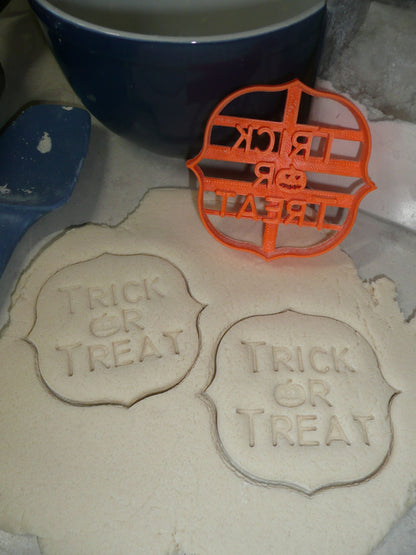 Trick Or Treat Words Jack O Lantern Halloween Letters Cookie Cutter USA PR3879