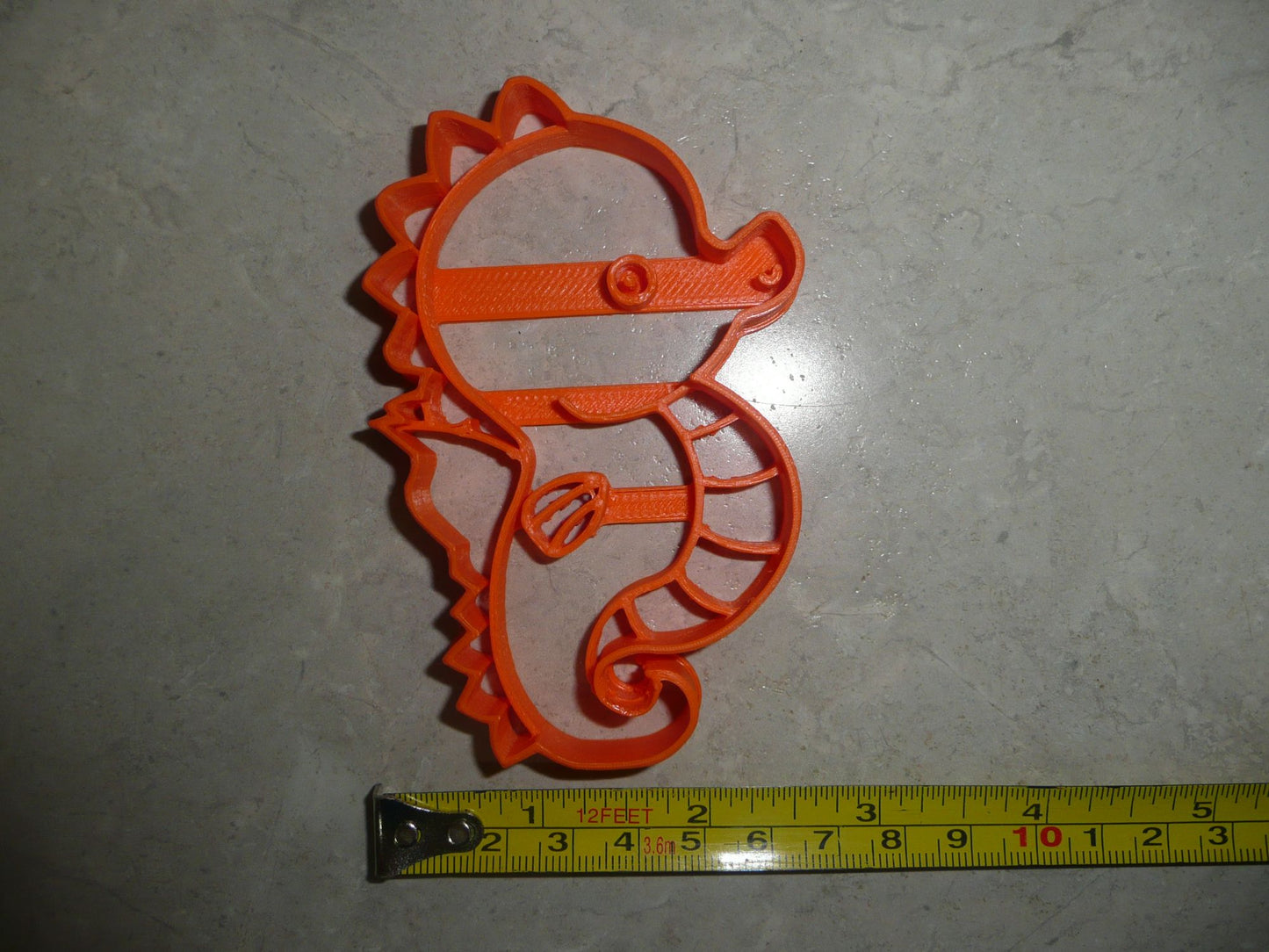 Detailed Seahorse Small Marine Fish Water Mammal Cookie Cutter USA PR3020