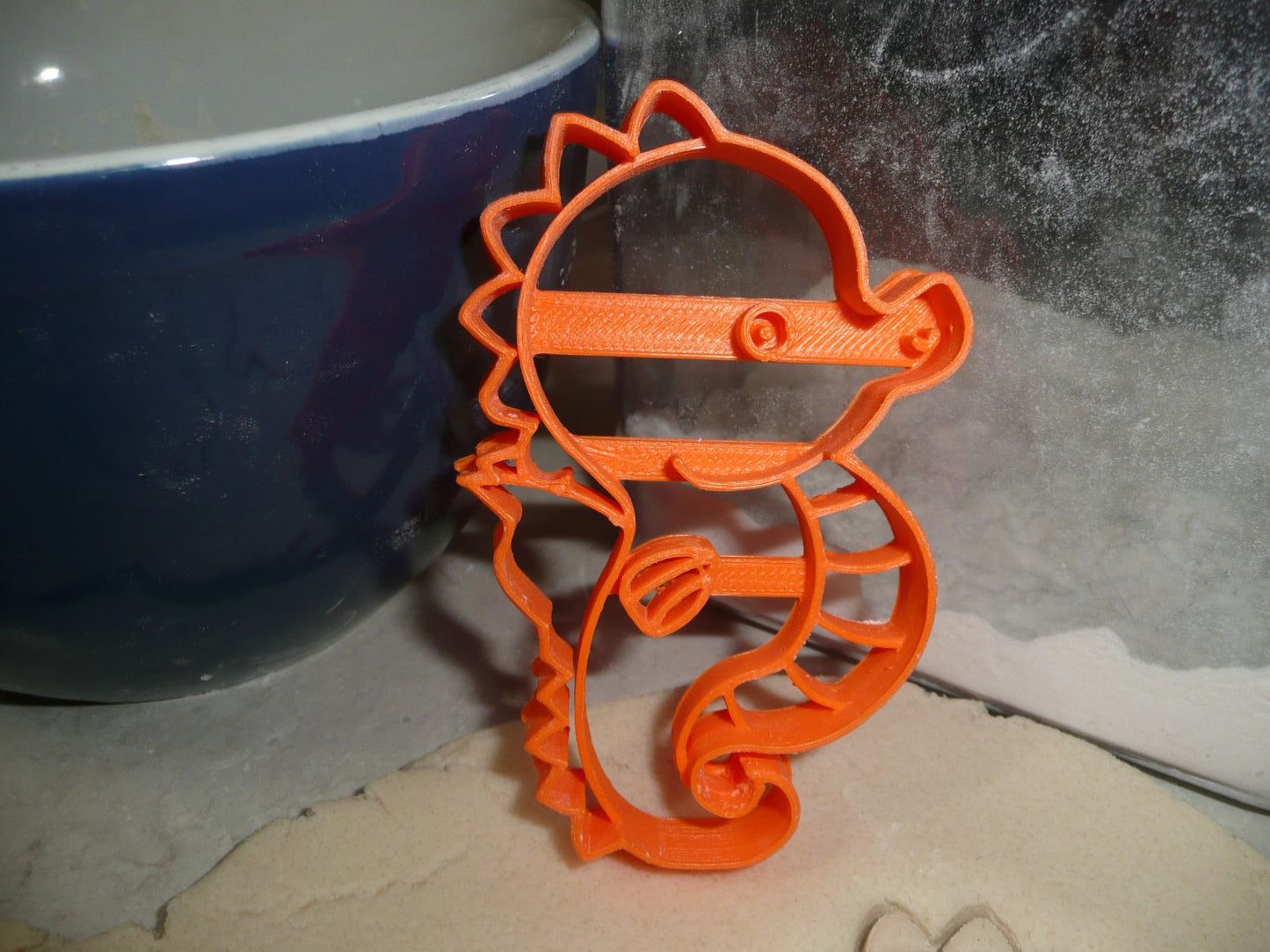 Detailed Seahorse Small Marine Fish Water Mammal Cookie Cutter USA PR3020