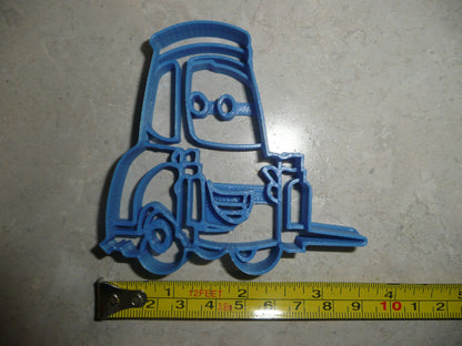 Guido Forklift Lightning McQueen Cars Character Cookie Cutter USA PR3377