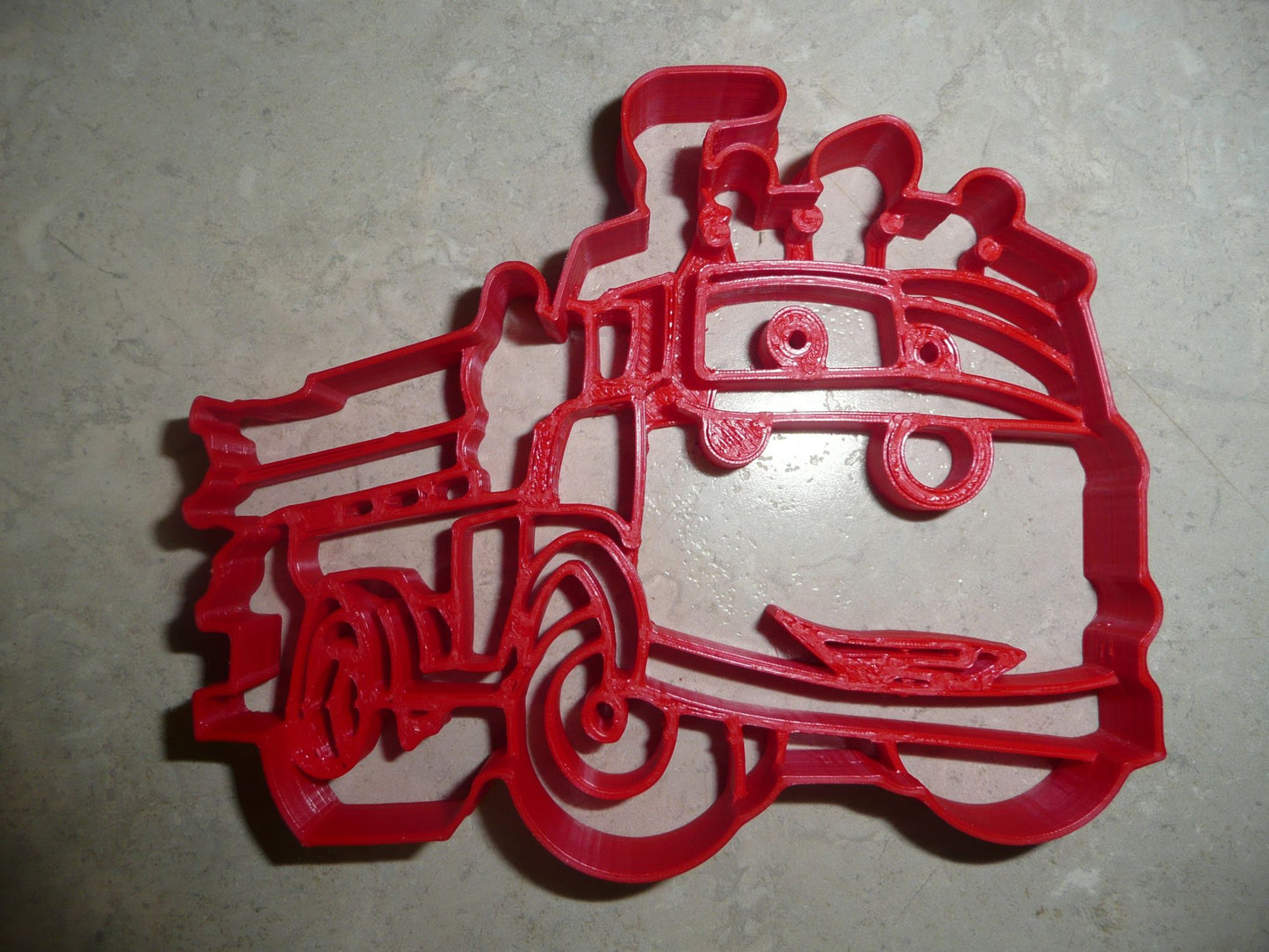 Red the Fire Truck Lightning McQueen Cars Cartoon Cookie Cutter USA PR3379