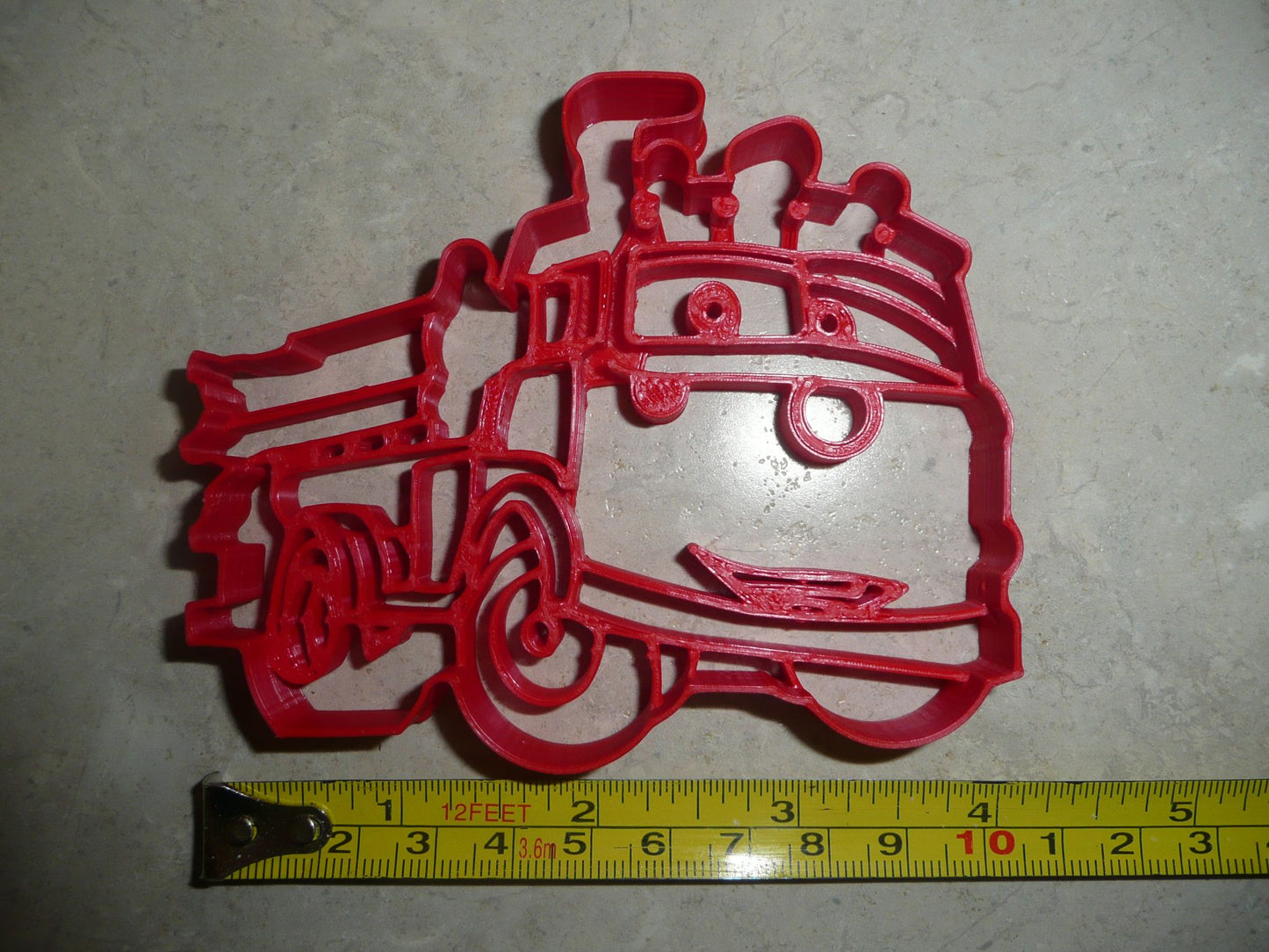 Red the Fire Truck Lightning McQueen Cars Cartoon Cookie Cutter USA PR3379