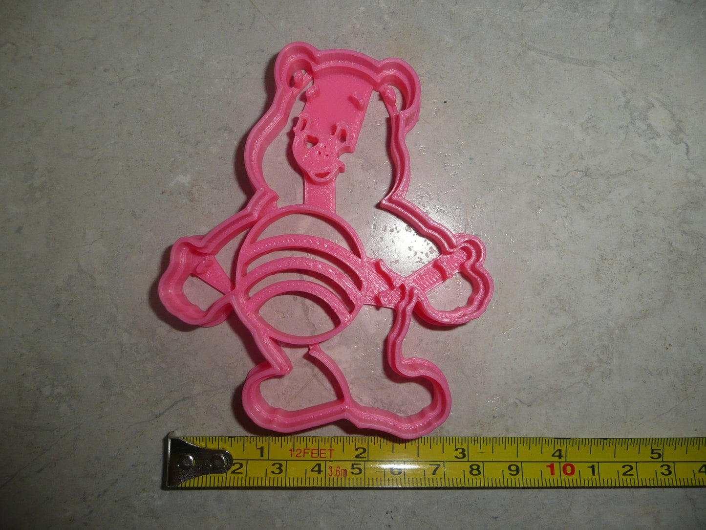 Cheer Bear Pink Rainbow Happy Positive Care Bears Cookie Cutter USA PR3985