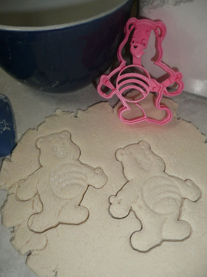Cheer Bear Pink Rainbow Happy Positive Care Bears Cookie Cutter USA PR3985