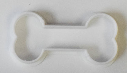 6x Dog Bone Biscuit Outline Fondant Cutter Cupcake Topper Size 1.75" USA FD100
