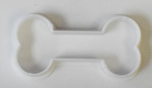 6x Dog Bone Biscuit Outline Fondant Cutter Cupcake Topper Size 1.75" USA FD100