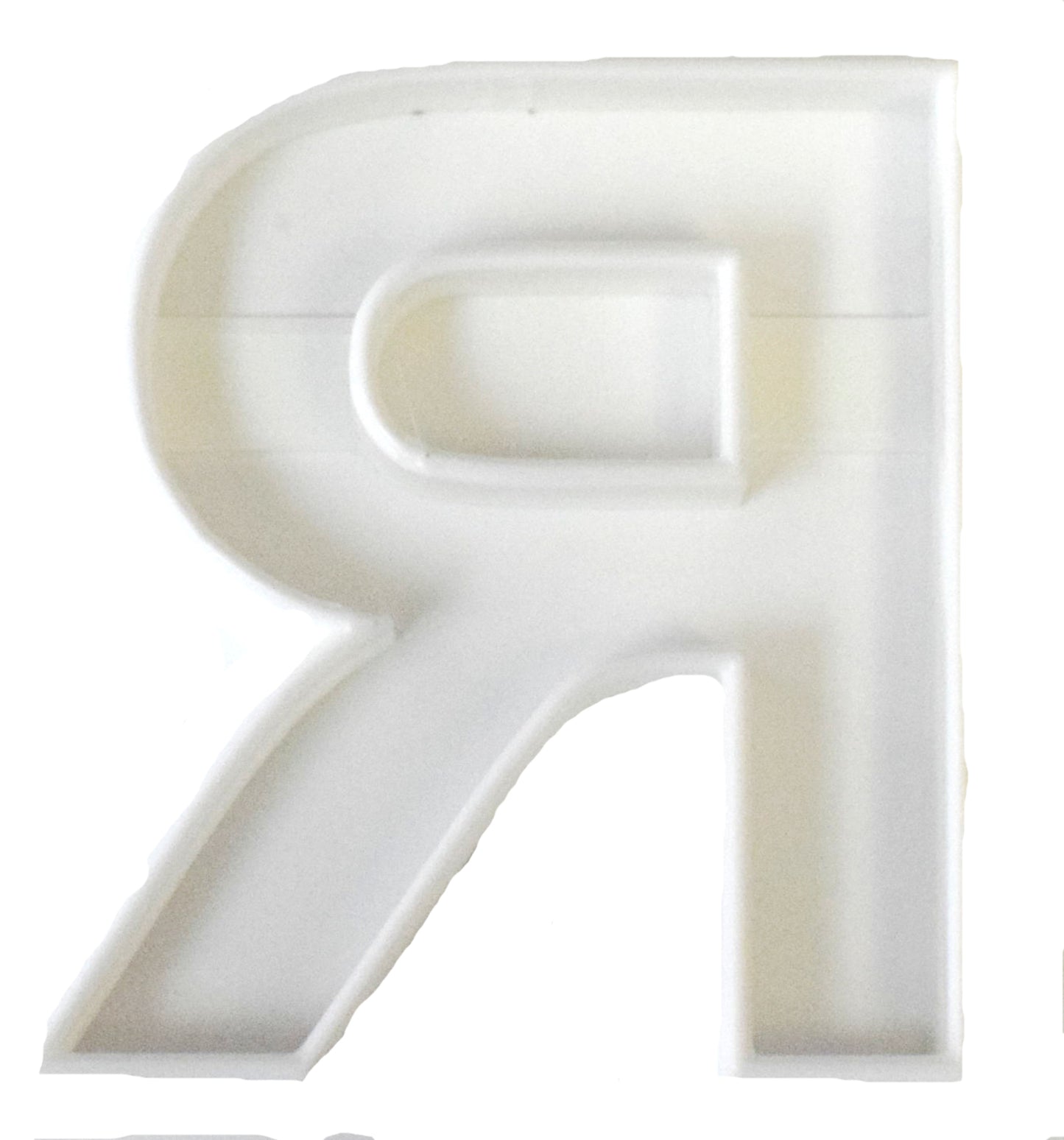6x Letter R Alphabet Fondant Cutter Cupcake Topper Size 1.75" USA FD107R