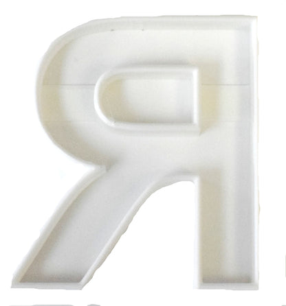 6x Letter R Alphabet Fondant Cutter Cupcake Topper Size 1.75" USA FD107R