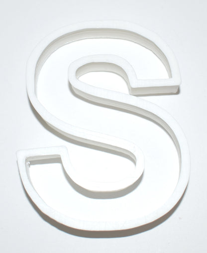 6x Letter S Alphabet Fondant Cutter Cupcake Topper Size 1.75" USA FD107S