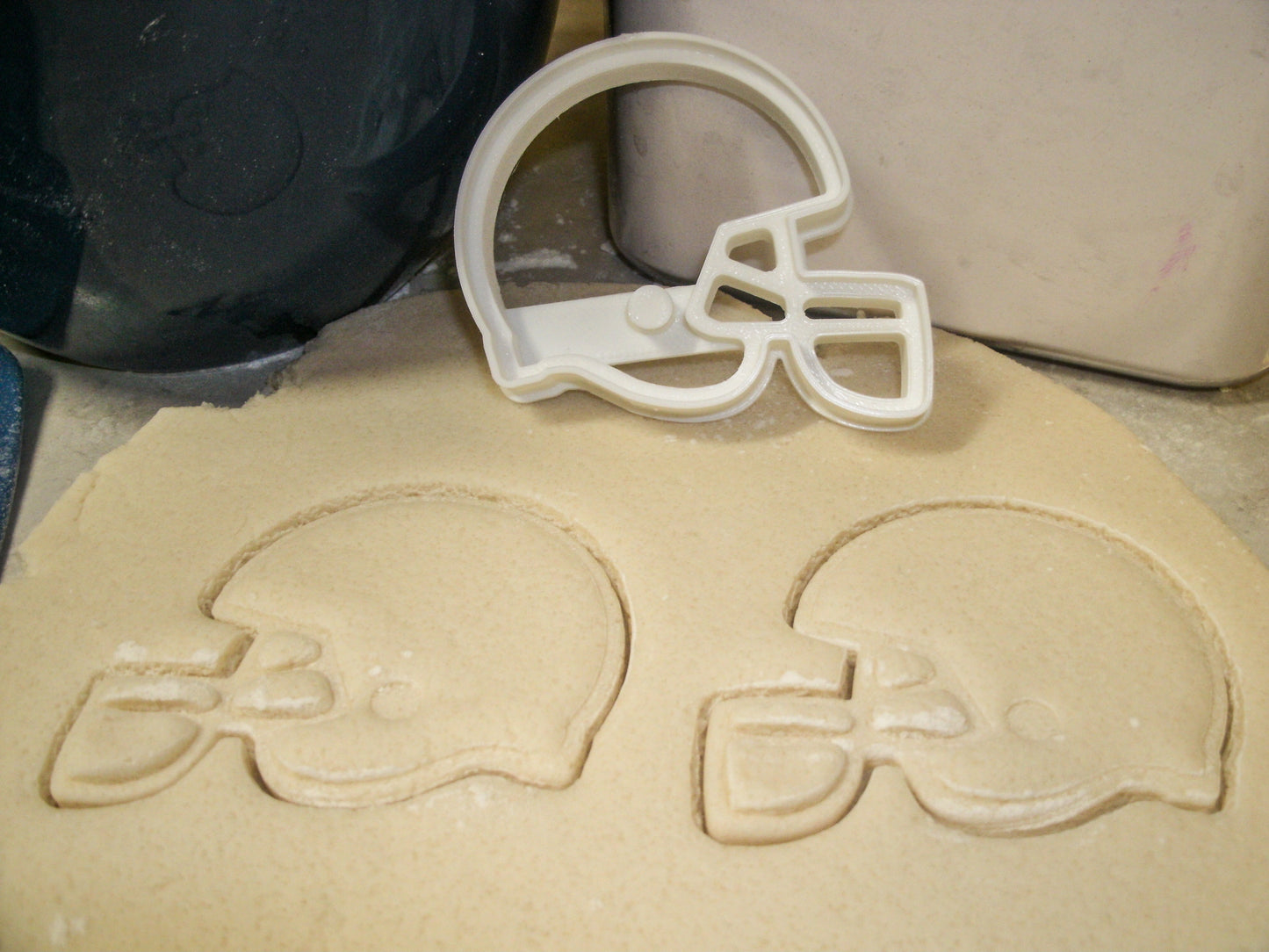 Football And Helmet Team Sport Athletics Set Of 2 Cookie Cutters USA PR1540