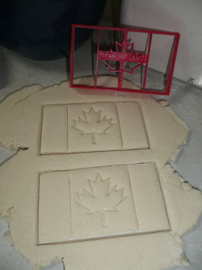 Canada Day Holiday Flag Maple Leaf Hockey Set Of 4 Cookie Cutters USA PR1555