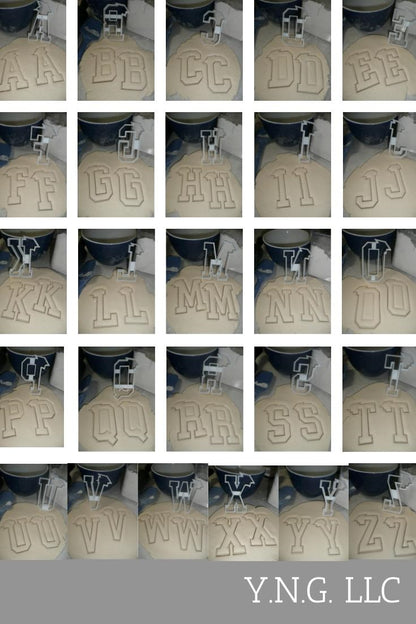 Alphabet A To Z Graduation Hat Letters Set Of 26 Cookie Cutters USA PR1559