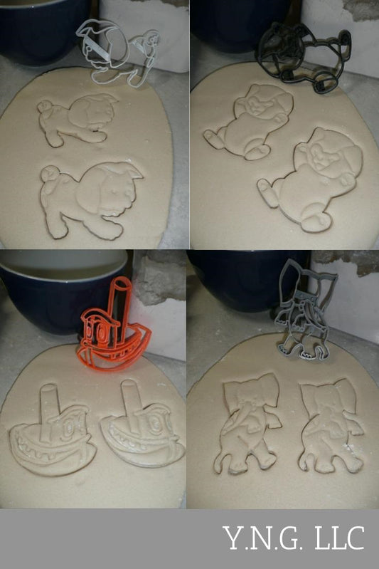 Little Golden Books Childrens Bedtime Story Set Of 4 Cookie Cutters USA PR1589