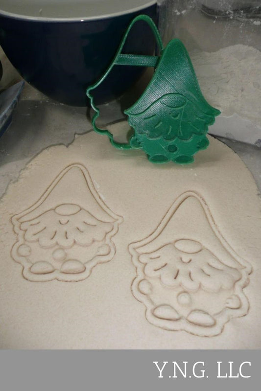 Gnome 2 Garden Mythical Creature Set Of 2 Cookie Cutter And Stamp PR1620