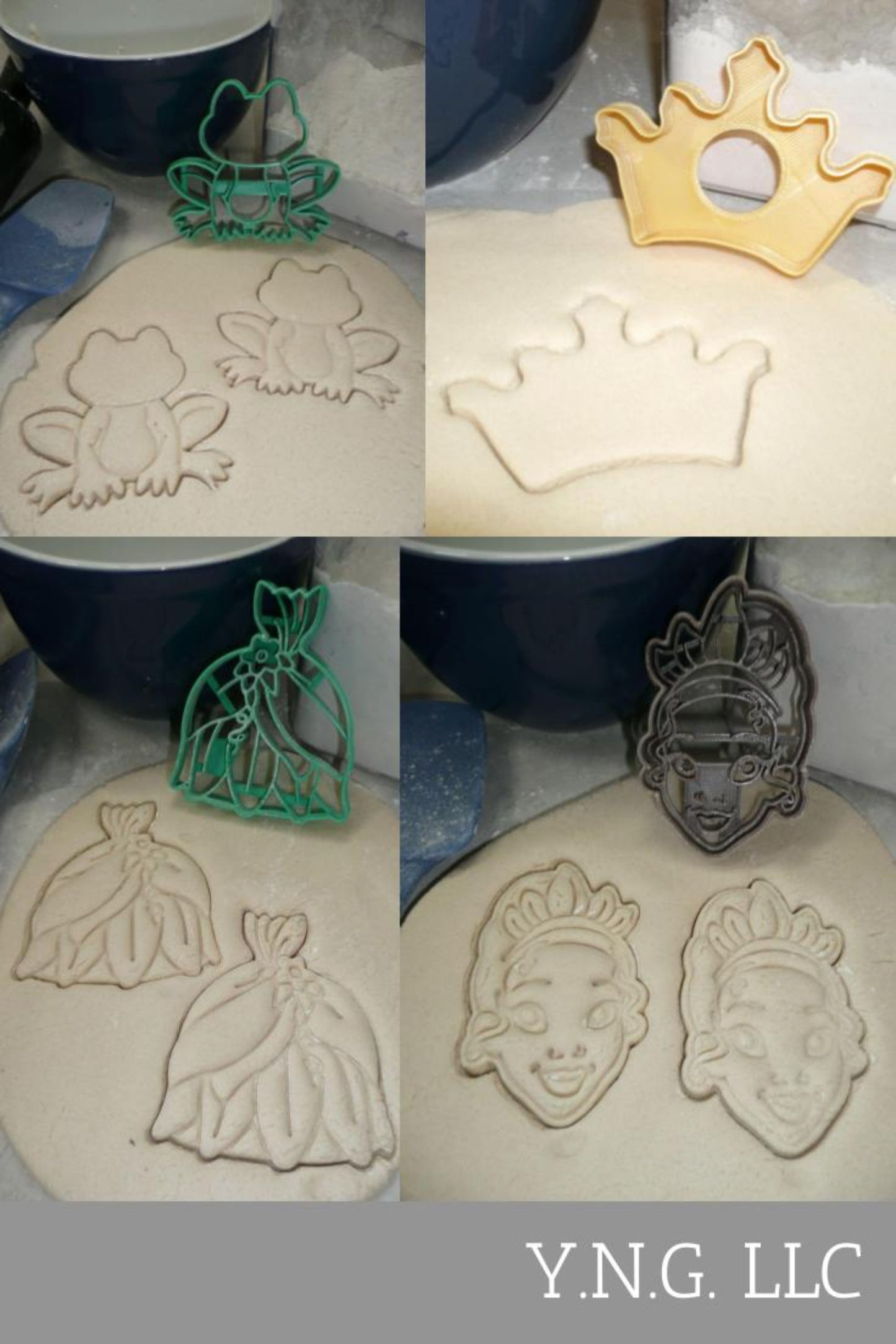 Princess And The Frog Disney Movie Set Of 4 Cookie Cutters PR1629