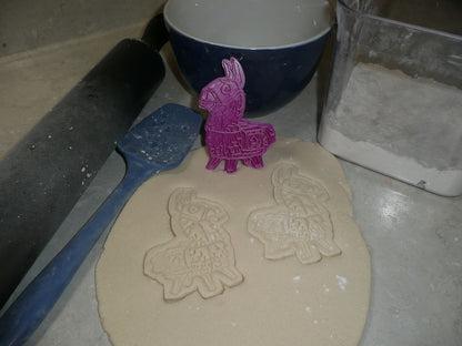 Llama Donkey Fortnite Video Game 2 pc Cookie Cutter and Stamp Made in USA PR1634