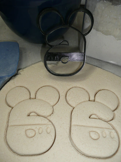 Minnie Mickey Mouse Detailed Numbers 0 To 9 Set Of 20 Cookie Cutters USA PR1641
