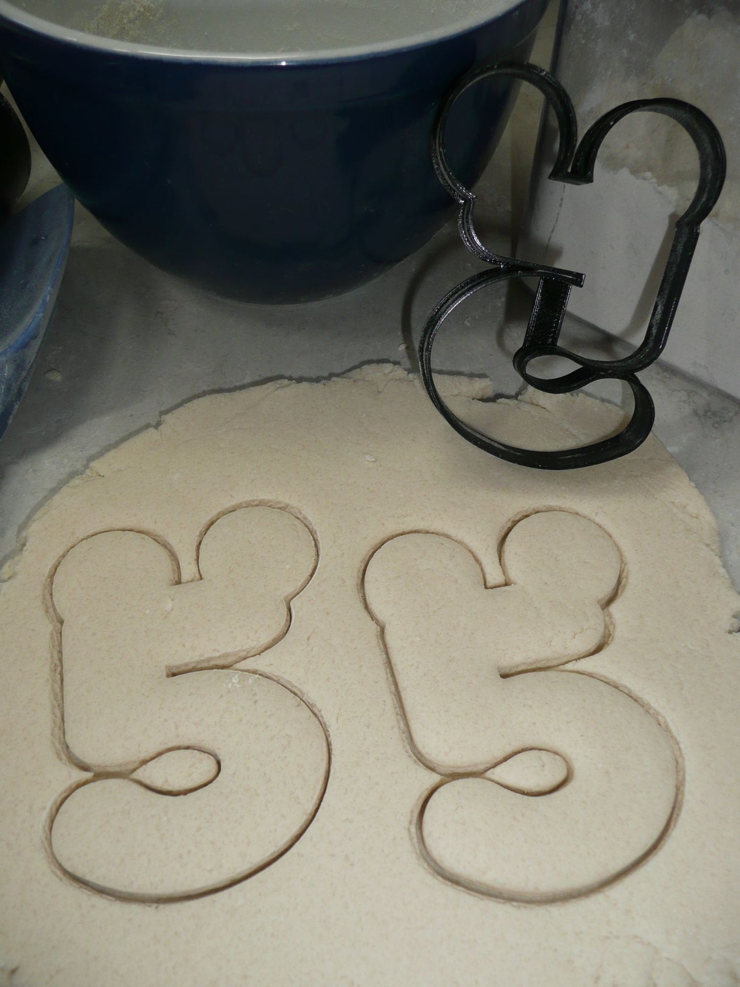 Minnie Mickey Mouse Outline Numbers 0 To 9 Set Of 20 Cookie Cutters USA PR1644
