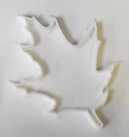 6x Oak Leaf Outline Fall Fondant Cutter Cupcake Topper Size 1.75" USA FD214