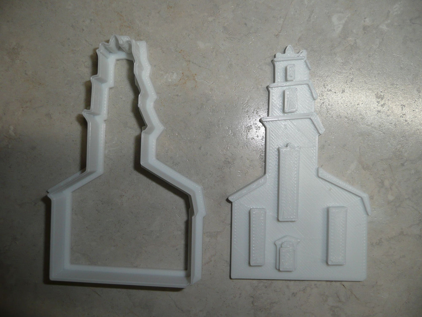 Church Outline Cookie Cutter and Detailed Stamp Embosser Set of 2 USA PR2170