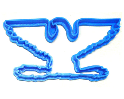 Full Bird Colonel Outline Military Rank Eagle Cookie Cutter USA PR2178