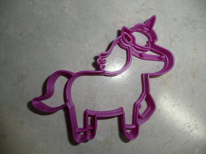 Unicorn Magical Horse with Sprialed Horn Cookie Cutter USA PR2303
