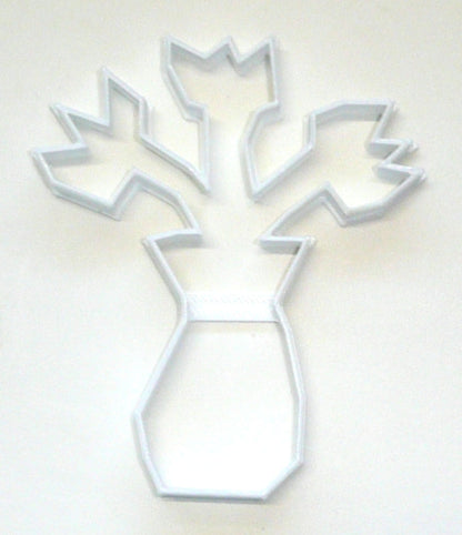 Flowers In A Vase Special Occasion Cookie Cutter Baking Tool Made in USA PR254