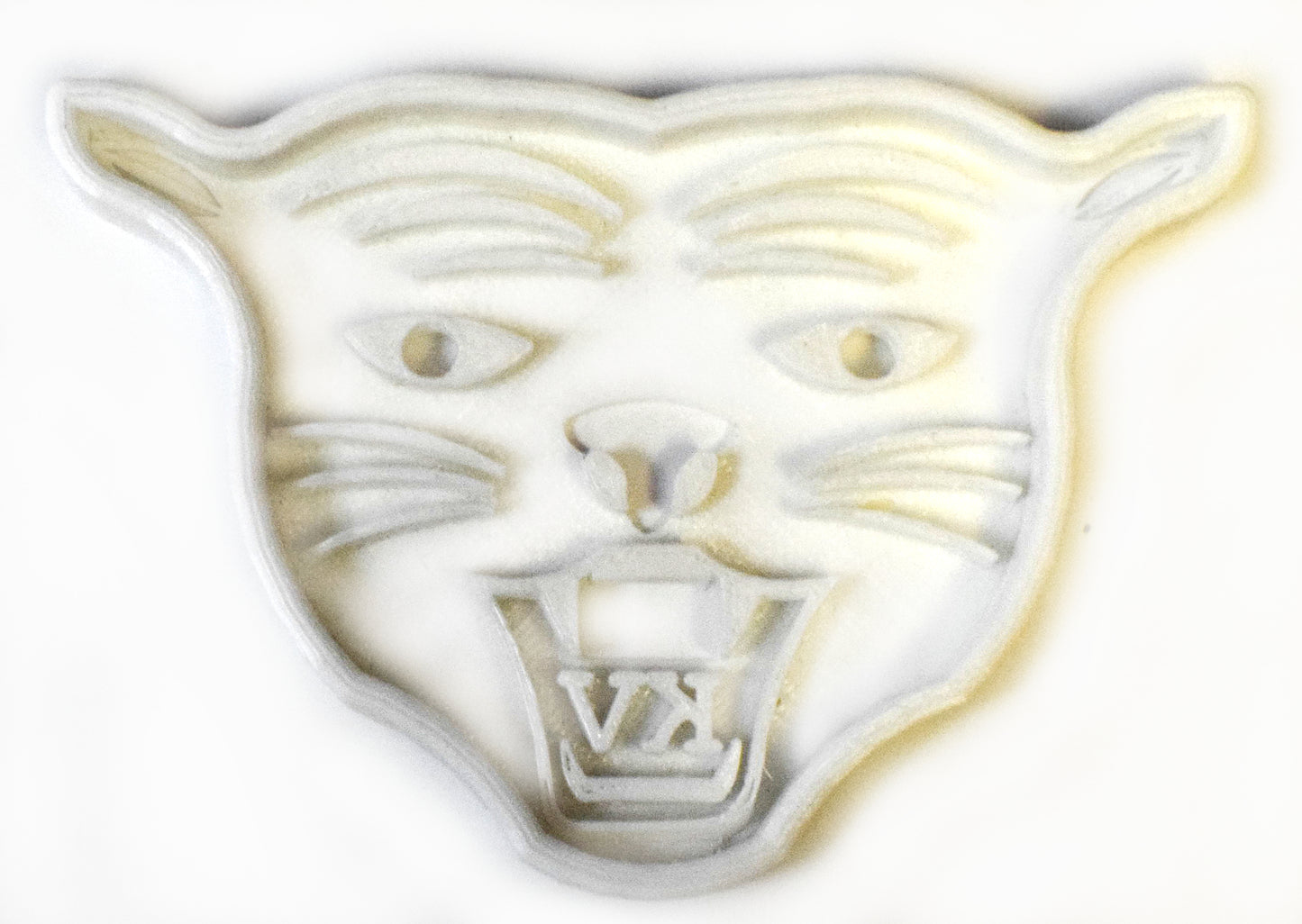 6x KV Kankakee Cougar Face Fondant Cutter Cupcake Topper Size 1.75" USA FD315