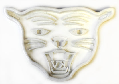 6x KV Kankakee Cougar Face Fondant Cutter Cupcake Topper Size 1.75" USA FD315