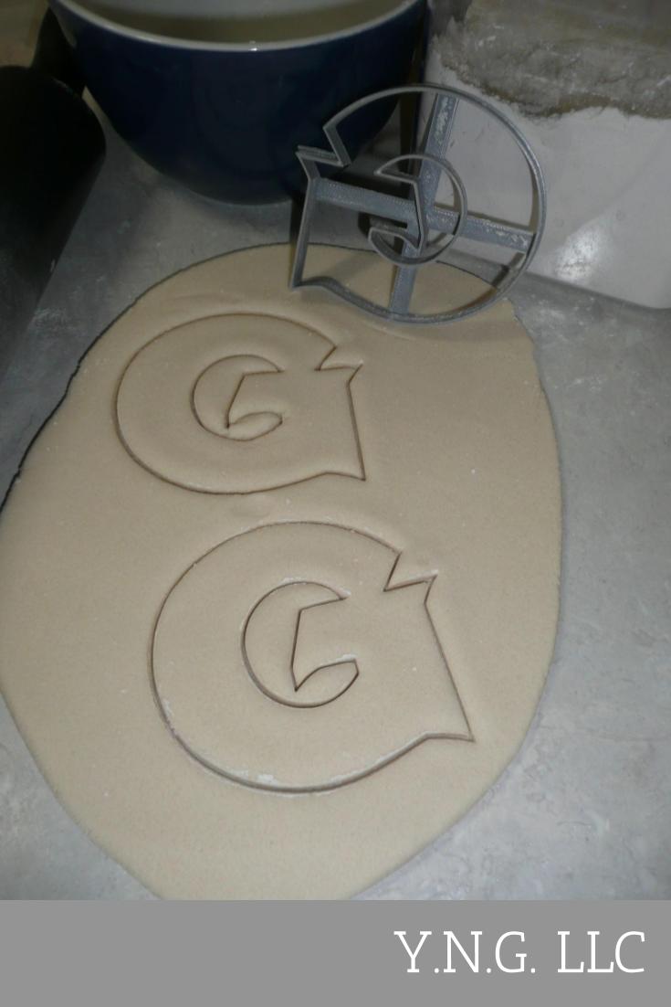 G Letter Georgetown University College Athletics Cookie Cutter USA PR3446