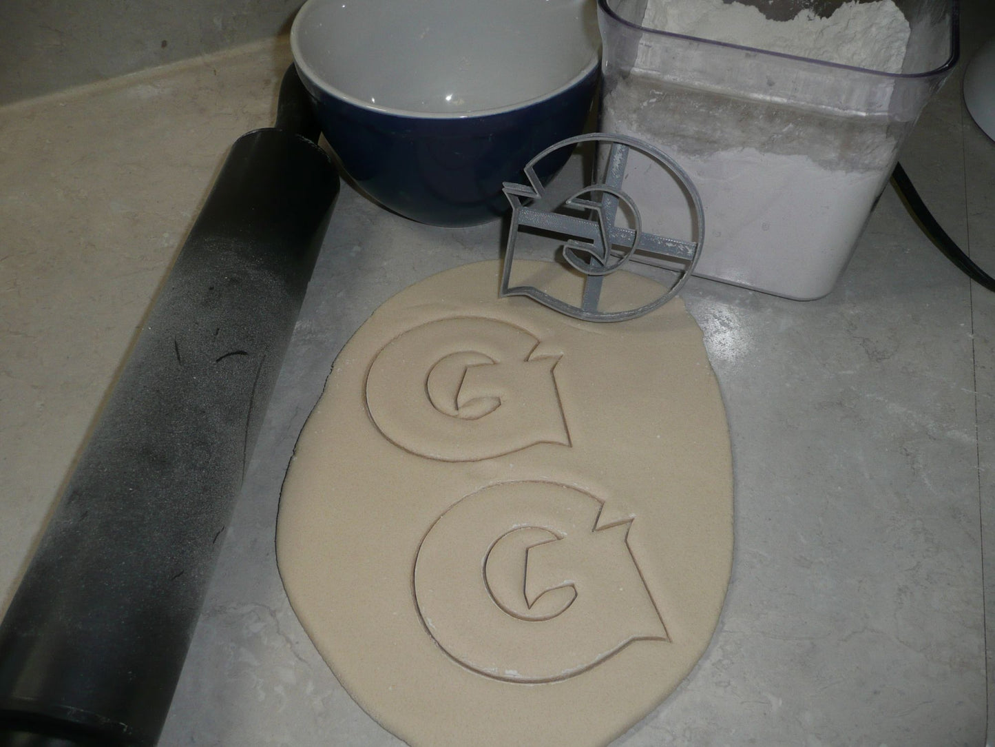 G Letter Georgetown University College Athletics Cookie Cutter USA PR3446