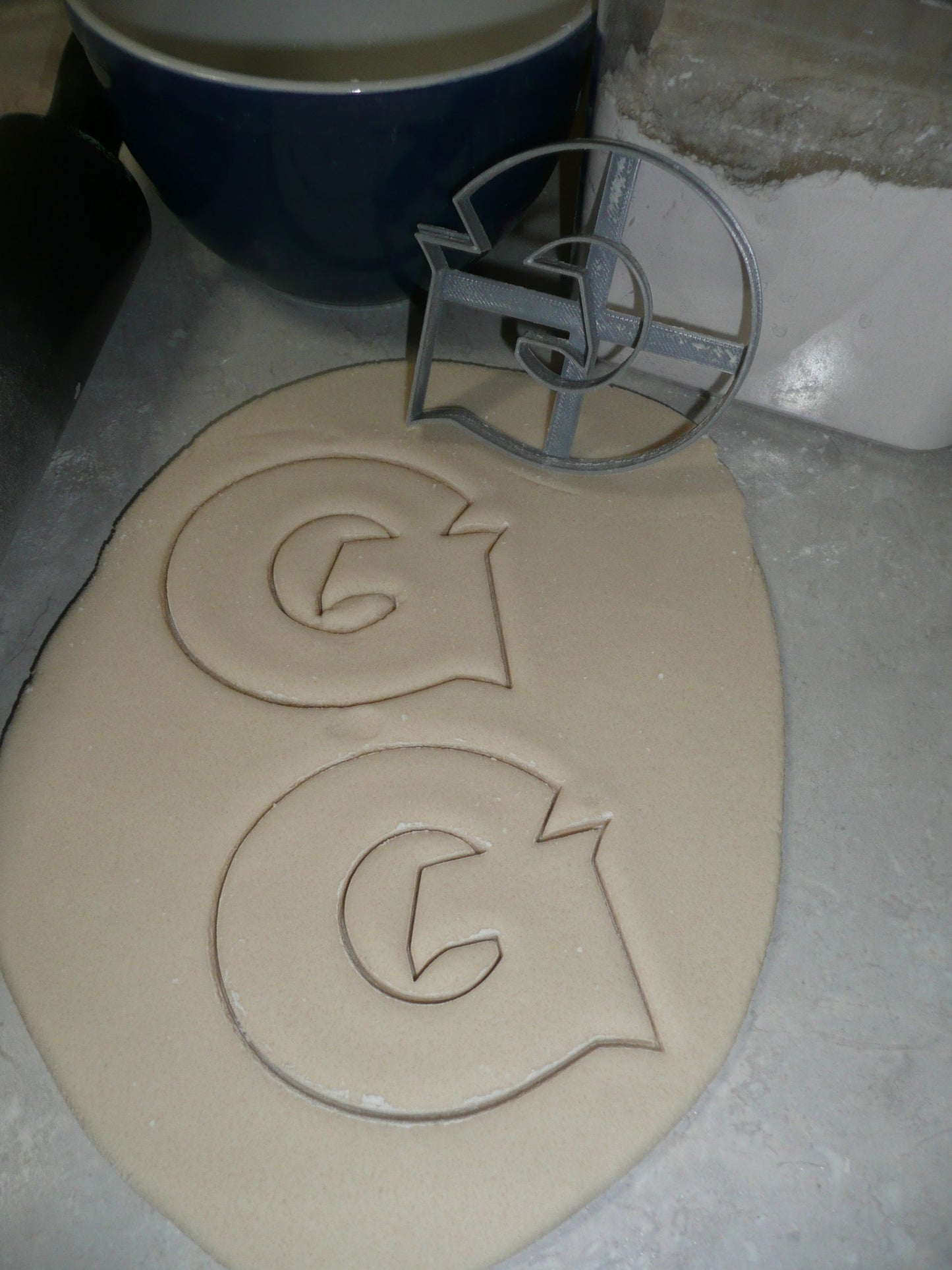 G Letter Georgetown University College Athletics Cookie Cutter USA PR3446