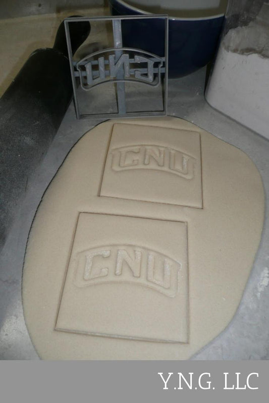 CNU Letters Christopher Newport University Athletics Cookie Cutter USA PR3448