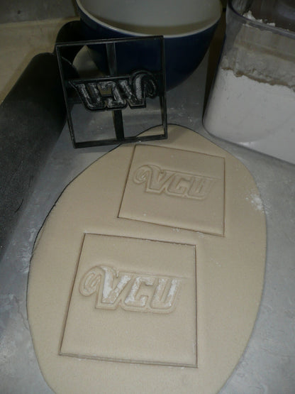 VCU Letters Impression Virginia Commonwealth University Cookie Cutter USA PR3449