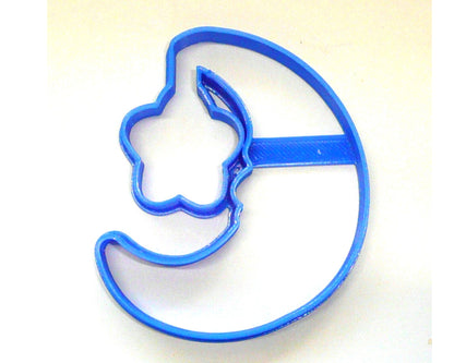 Moon With Hanging Star Outline Nursery Night Sky Cookie Cutter USA PR3454