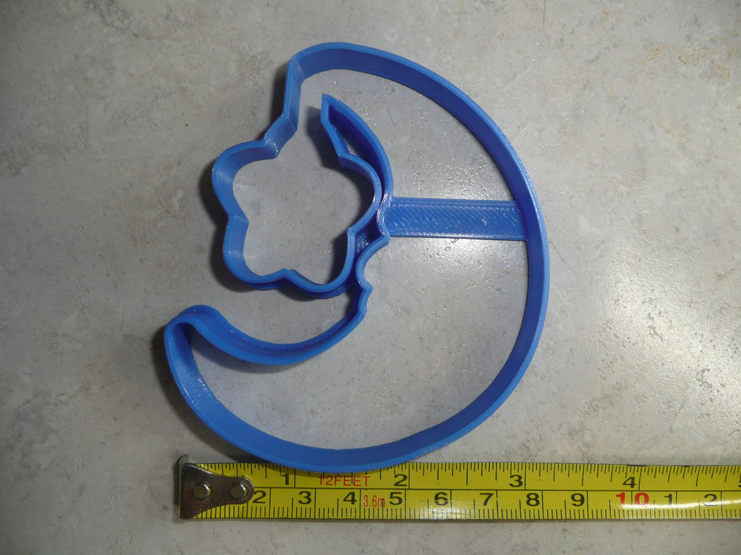 Moon With Hanging Star Outline Nursery Night Sky Cookie Cutter USA PR3454