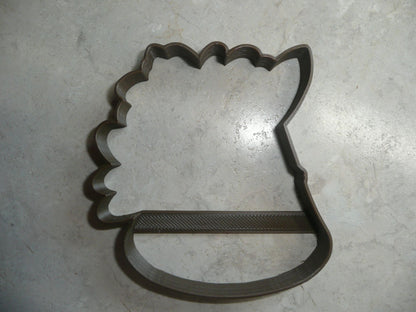 Horse Face Outline Equine Farm Animal Cookie Cutter Baking Tool USA PR3458