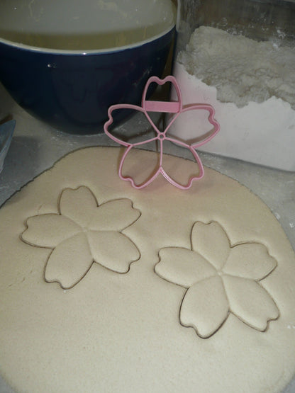Flower 1 Five Petal Tropical Flowers Cookie Cutter Made in USA PR3460