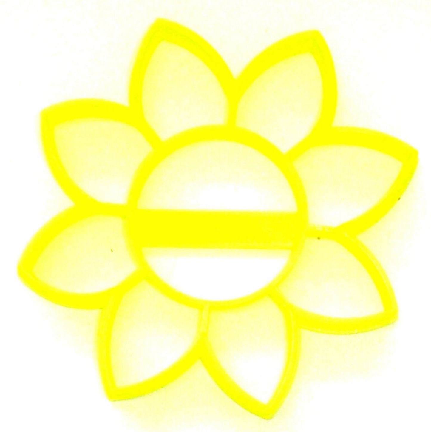 6x Sunflower Flower 4 Fondant Cutter Cupcake Topper Size 1.75 Inch USA FD3463