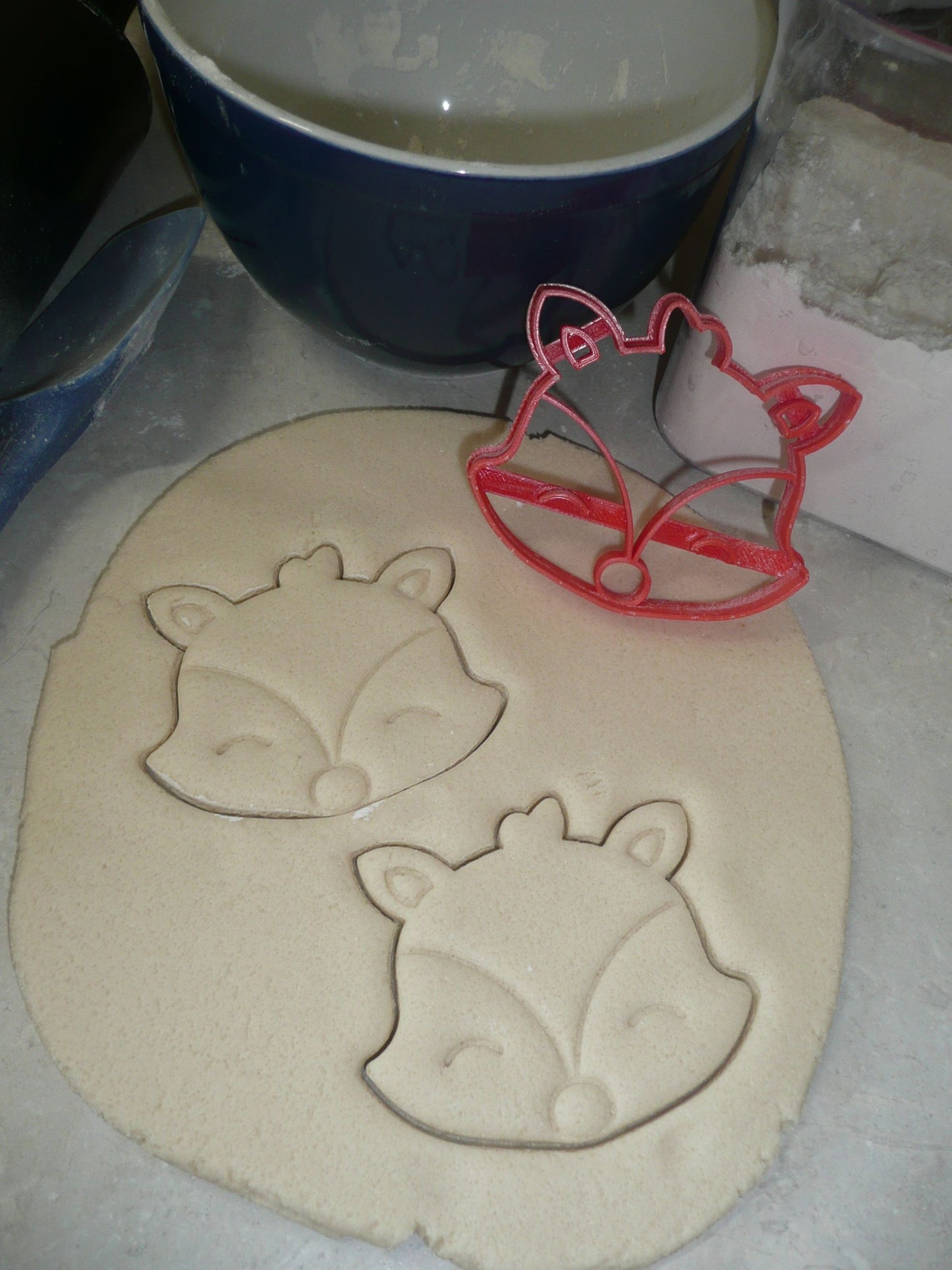 Fox Face Cute Furry Animal Mammal Cookie Cutter Baking Tool USA PR3465