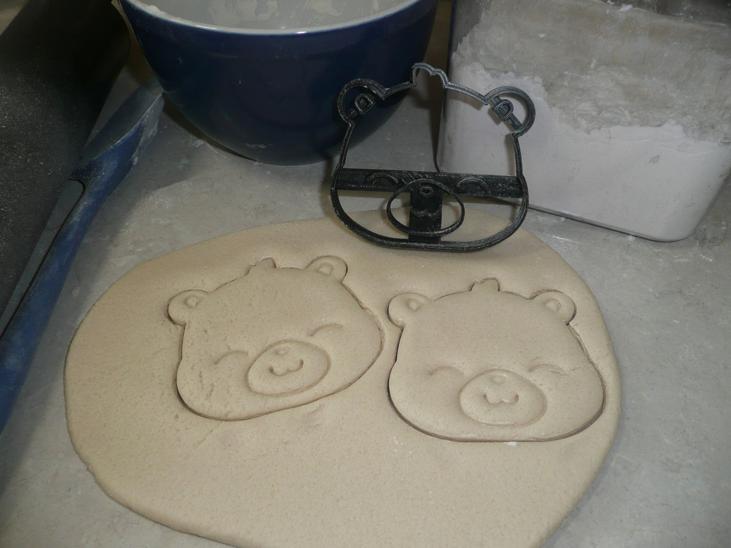Bear Face Cute Wild Animal Mammal Cookie Cutter Baking Tool USA PR3466