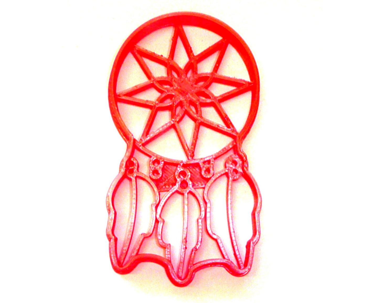 6x Dream Catcher Dreamcatcher Fondant Cutter Cupcake Topper 1.75 IN USA FD3468